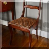 F22. Set of 6 carved side chairs. 